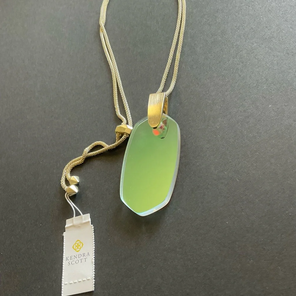 Kendra Scott Dichroic Glass Pendant Necklace - Picture 8 of 9